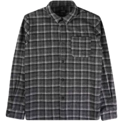 A.P.C. Trek Check Overshirt - Anthracite