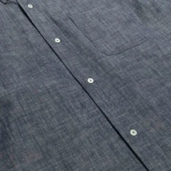 Allevol Work Shirt - Chambray -Lacoste Cloth Shop allevol work shirt chambray p61258 908601 image