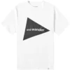 And Wander Big Logo T-Shirt - White