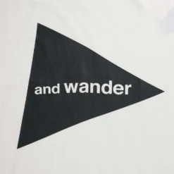 And Wander Big Logo T-Shirt - White -Lacoste Cloth Shop and wander big logo t shirt white p59336 874120 image