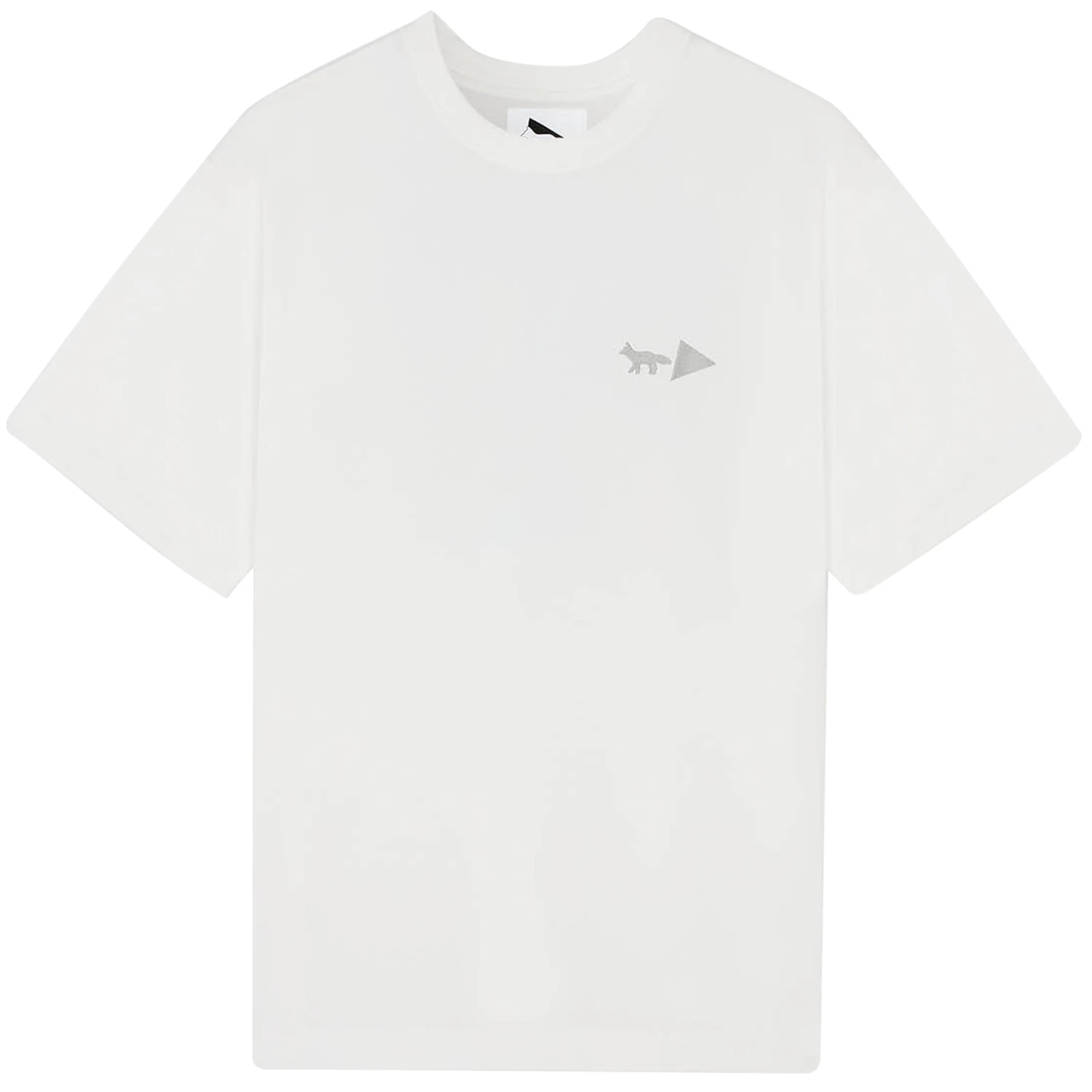 And Wander X Maison Kitsuné Dry Cotton T-Shirt - Off White 1 And Wander X Maison Kitsuné Dry Cotton T-Shirt - Off White