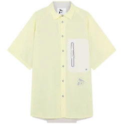 And Wander X Maison Kitsuné Hiking Shirt - Yellow