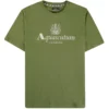 Aquascutum Large Logo T-Shirt - Army Green