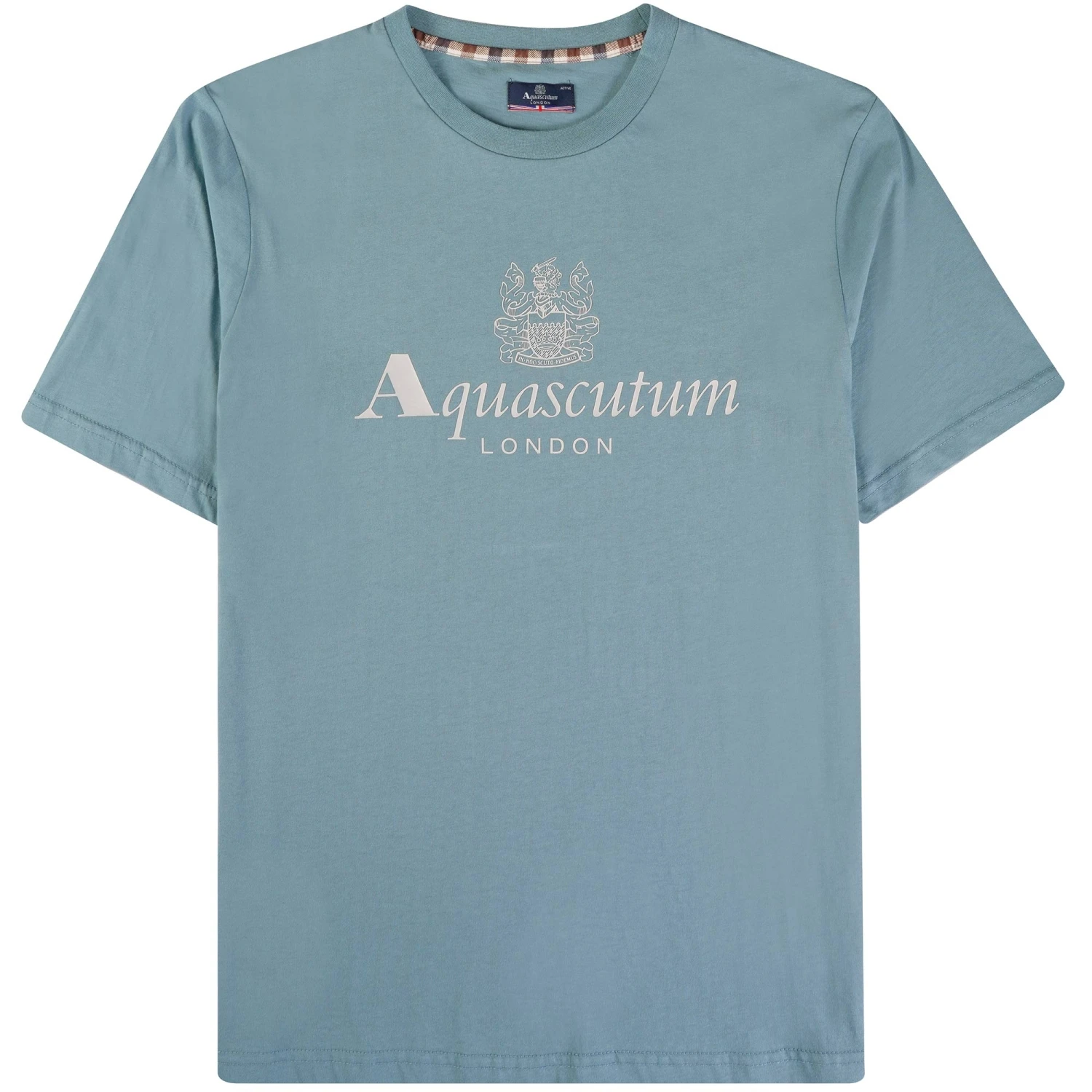 Aquascutum Large Logo T-Shirt - Avio 1 Aquascutum Large Logo T-Shirt - Avio