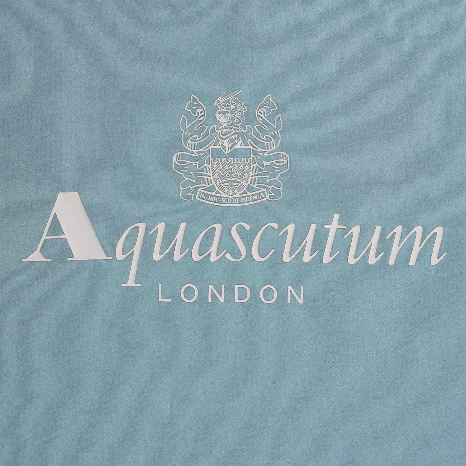 Aquascutum Large Logo T-Shirt - Avio 3 Aquascutum Large Logo T-Shirt - Avio - Image 3