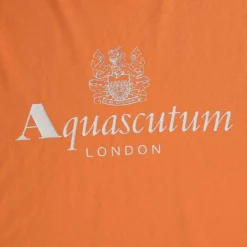 Aquascutum Large Logo T-Shirt - Rust -Lacoste Cloth Shop aquascutum large logo t shirt rust p60629 892741 image