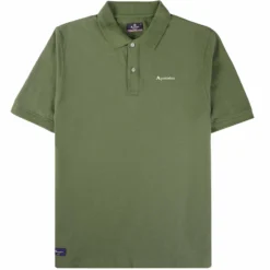 Aquascutum Logo Polo Shirt - Army Green
