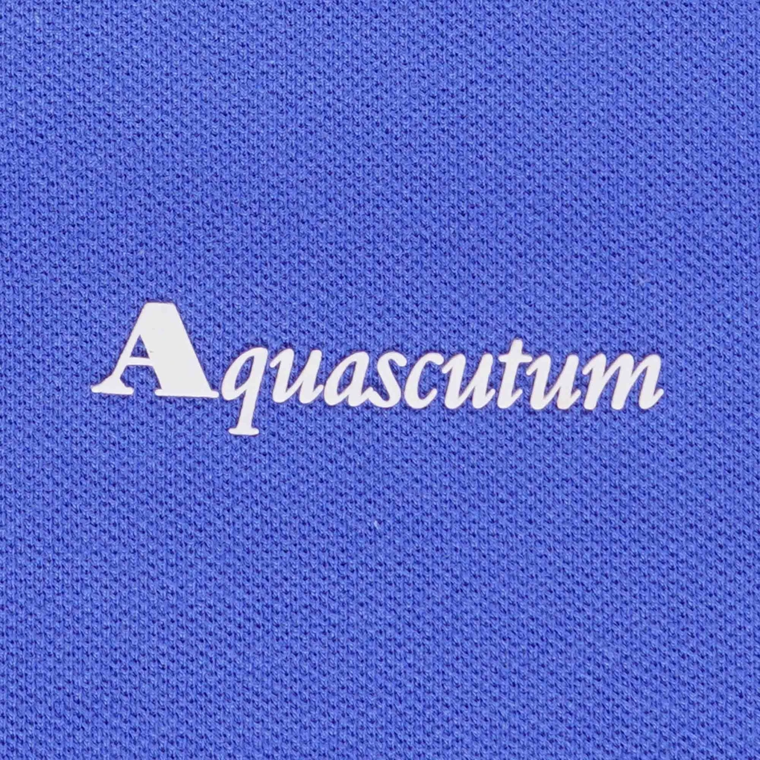 Aquascutum Logo Polo Shirt - Royal Blue 3 Aquascutum Logo Polo Shirt - Royal Blue - Image 3