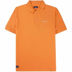 Aquascutum Logo Polo Shirt - Rust