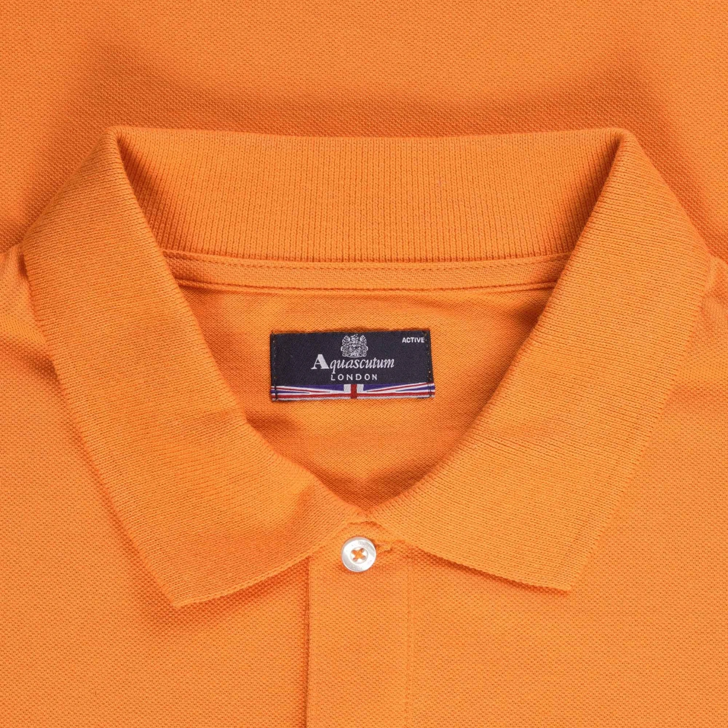 Aquascutum Logo Polo Shirt - Rust 2 Aquascutum Logo Polo Shirt - Rust - Image 2