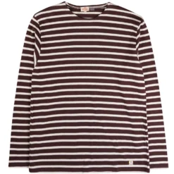 Armor-Lux Armor Lux Breton Striped T-Shirt - Acajou