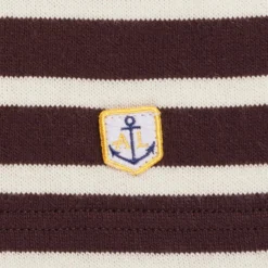 Armor-Lux Armor Lux Breton Striped T-Shirt - Acajou -Lacoste Cloth Shop armor lux breton striped t shirt acajou p59762 883761 image