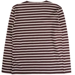 Armor-Lux Armor Lux Breton Striped T-Shirt - Acajou -Lacoste Cloth Shop armor lux breton striped t shirt acajou p59762 883766 image