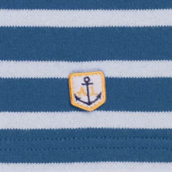 Armor-Lux Armor Lux Breton Striped T-Shirt - Blue And Natural 6 Armor-Lux Armor Lux Breton Striped T-Shirt - Blue And Natural -Lacoste Cloth Shop armor lux breton striped t shirt blue and natural p59760 883821 image