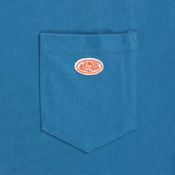 Armor-Lux Armor Lux Logo Pocket T-Shirt - Blue 6 Armor-Lux Armor Lux Logo Pocket T-Shirt - Blue -Lacoste Cloth Shop armor lux logo pocket t shirt blue p60458 890530 image