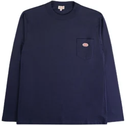 Armor-Lux Armor Lux Logo Pocket T-Shirt - Navy