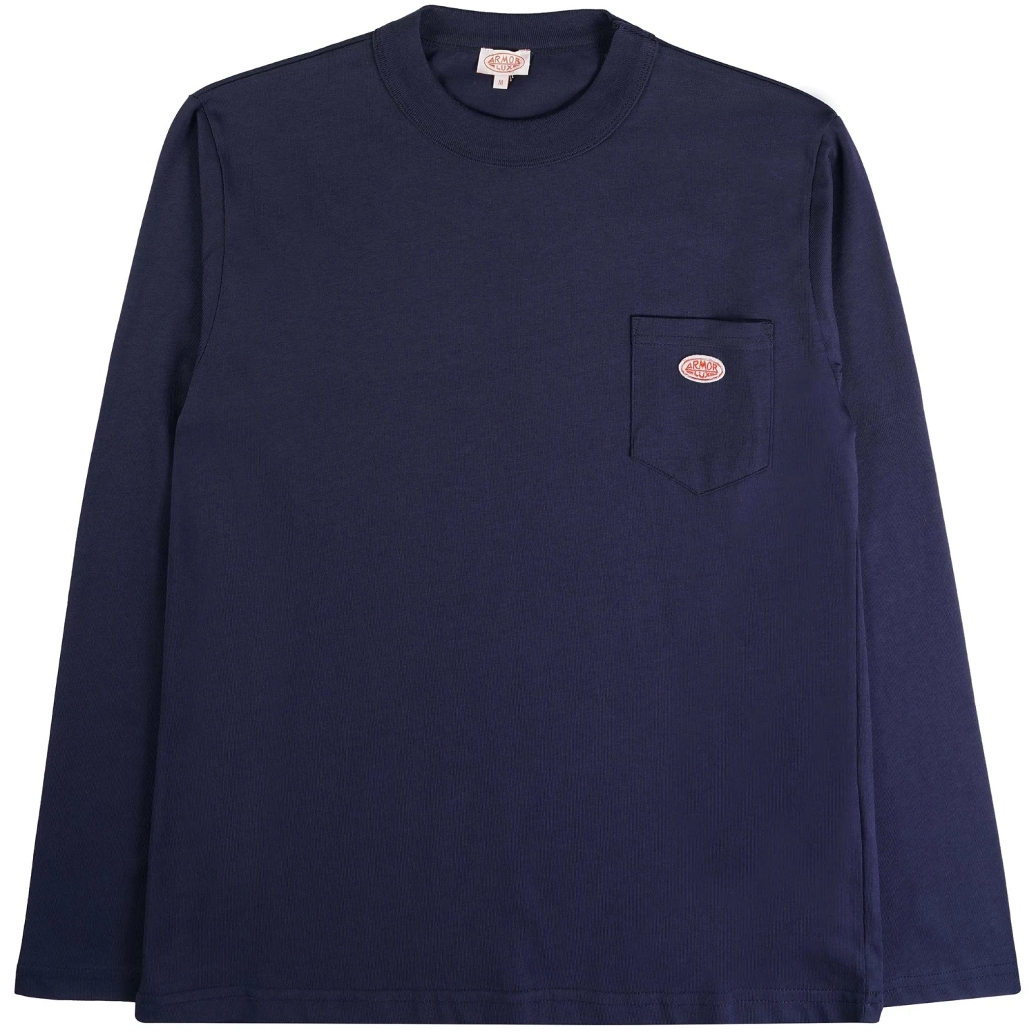 Armor-Lux Armor Lux Logo Pocket T-Shirt - Navy 1 Armor-Lux Armor Lux Logo Pocket T-Shirt - Navy