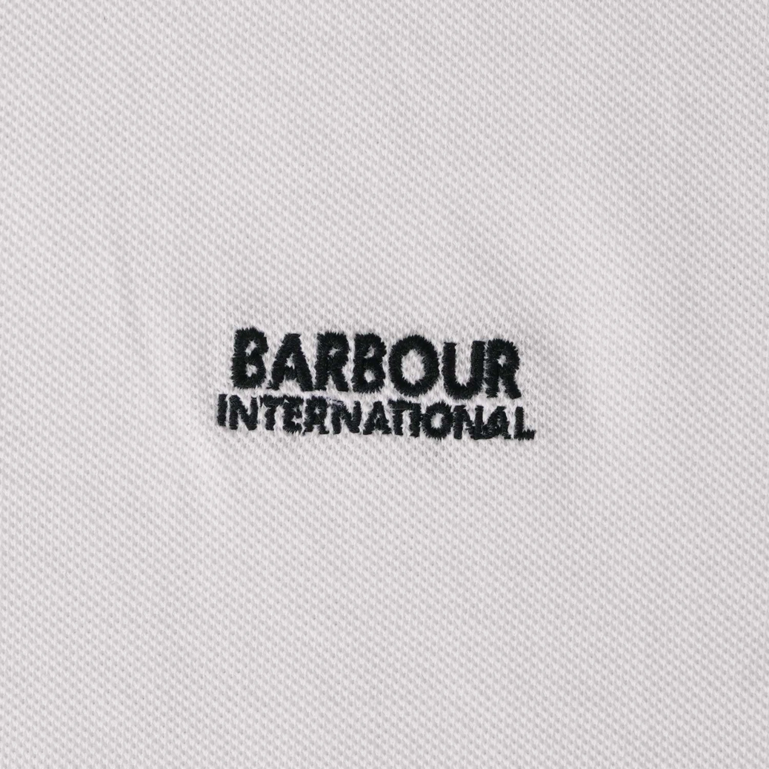 Barbour International Tourer Polo Shirt - White 3 Barbour International Tourer Polo Shirt - White - Image 3