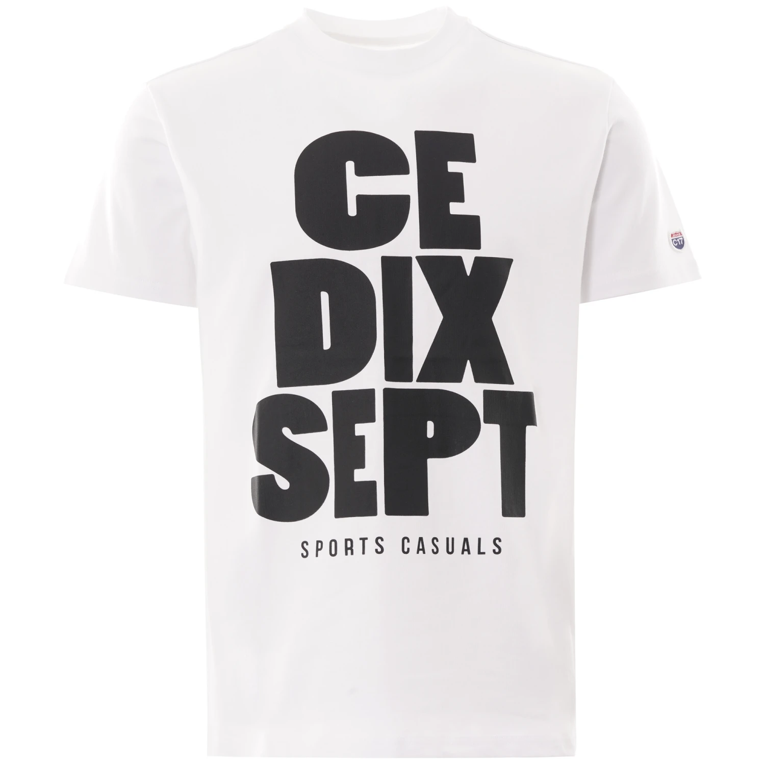 C17 - Cedixsept Jeans Blow Out Tee - White 1 C17 - Cedixsept Jeans Blow Out Tee - White
