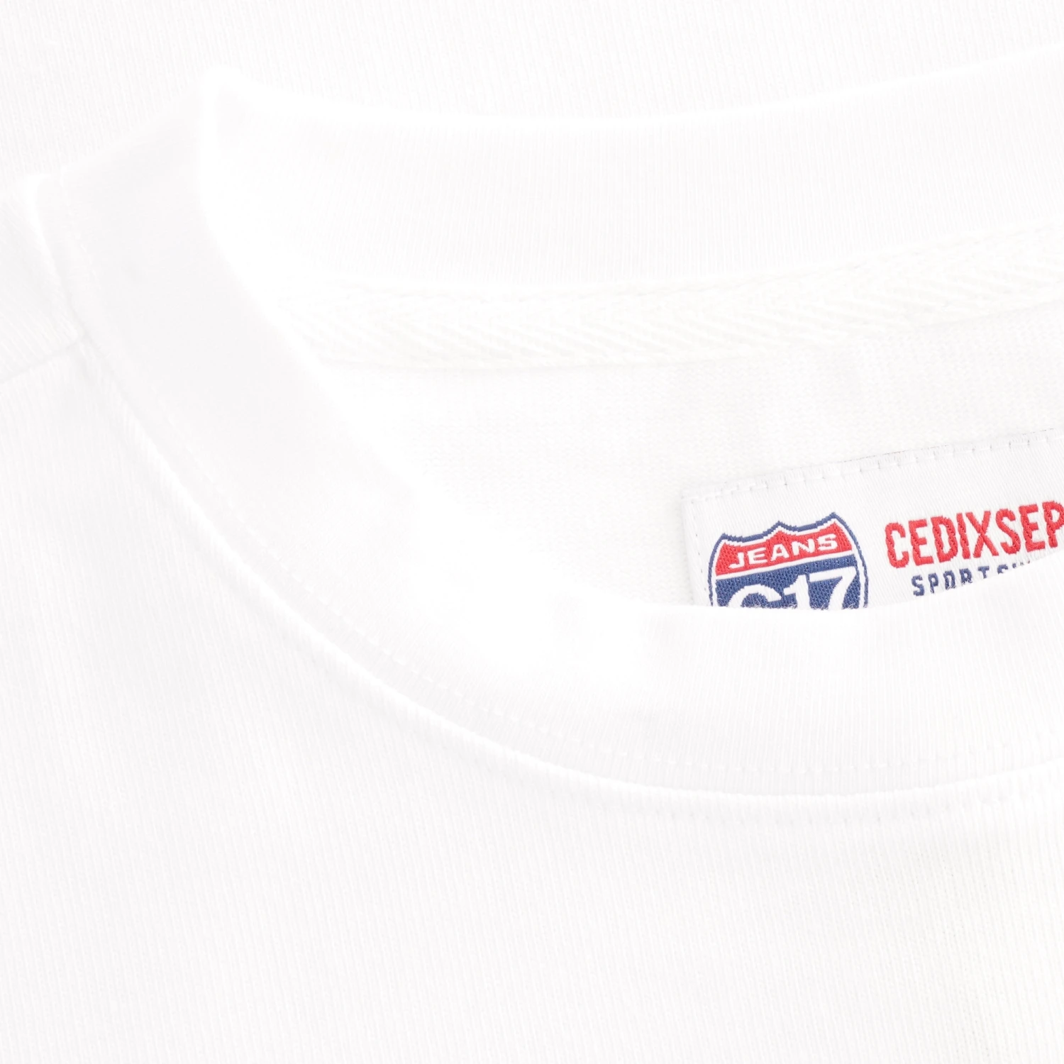 C17 - Cedixsept Jeans Blow Out Tee - White 2 C17 - Cedixsept Jeans Blow Out Tee - White - Image 2