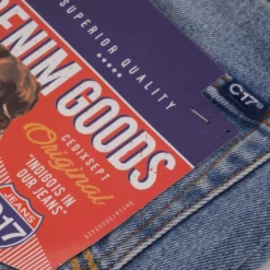 C17 - Cedixsept Jeans Cone Mills Denim Regular Tapered Comfort Fit - 2 Year Vintage Wash -Lacoste Cloth Shop c17 cedixsept jeans cone mills denim regular tapered comfort fit 2 year vintage wash p46064 532163 image