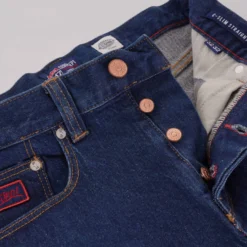 C17 - Cedixsept Jeans Cone Mills Denim Slim Straight Comfort Fit - 1 Year Indigo Rinsed Wash -Lacoste Cloth Shop c17 cedixsept jeans cone mills denim slim straight comfort fit 1 year indigo rinsed wash p46068 518650 image