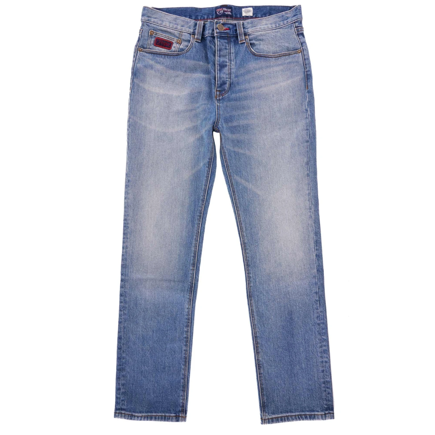 C17 - Cedixsept Jeans Cone Mills Denim Slim Straight Comfort Fit - 2 Year Vintage Wash 1 C17 - Cedixsept Jeans Cone Mills Denim Slim Straight Comfort Fit - 2 Year Vintage Wash