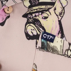 C17 - Cedixsept Jeans Dance Of The Dead Shirt - Ecru -Lacoste Cloth Shop c17 cedixsept jeans dance of the dead shirt ecru p45889 496591 image