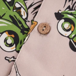 C17 - Cedixsept Jeans Dance Of The Dead Shirt - Ecru -Lacoste Cloth Shop c17 cedixsept jeans dance of the dead shirt ecru p45889 496595 image