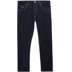 C17 - Cedixsept Jeans Kaihara C-Tapered Cropped Leg Fit Japanese Selvedge Denim Jeans - Indigo