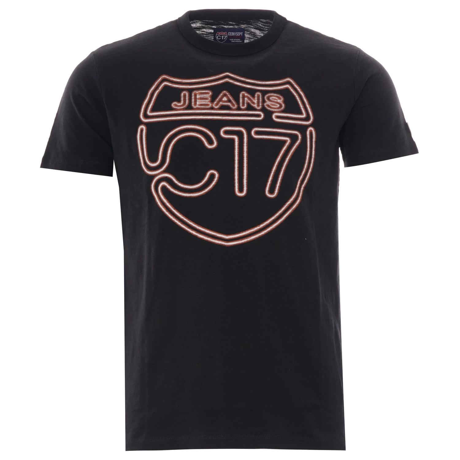 C17 - Cedixsept Jeans Neon T-shirt - Black 1 C17 - Cedixsept Jeans Neon T-shirt - Black
