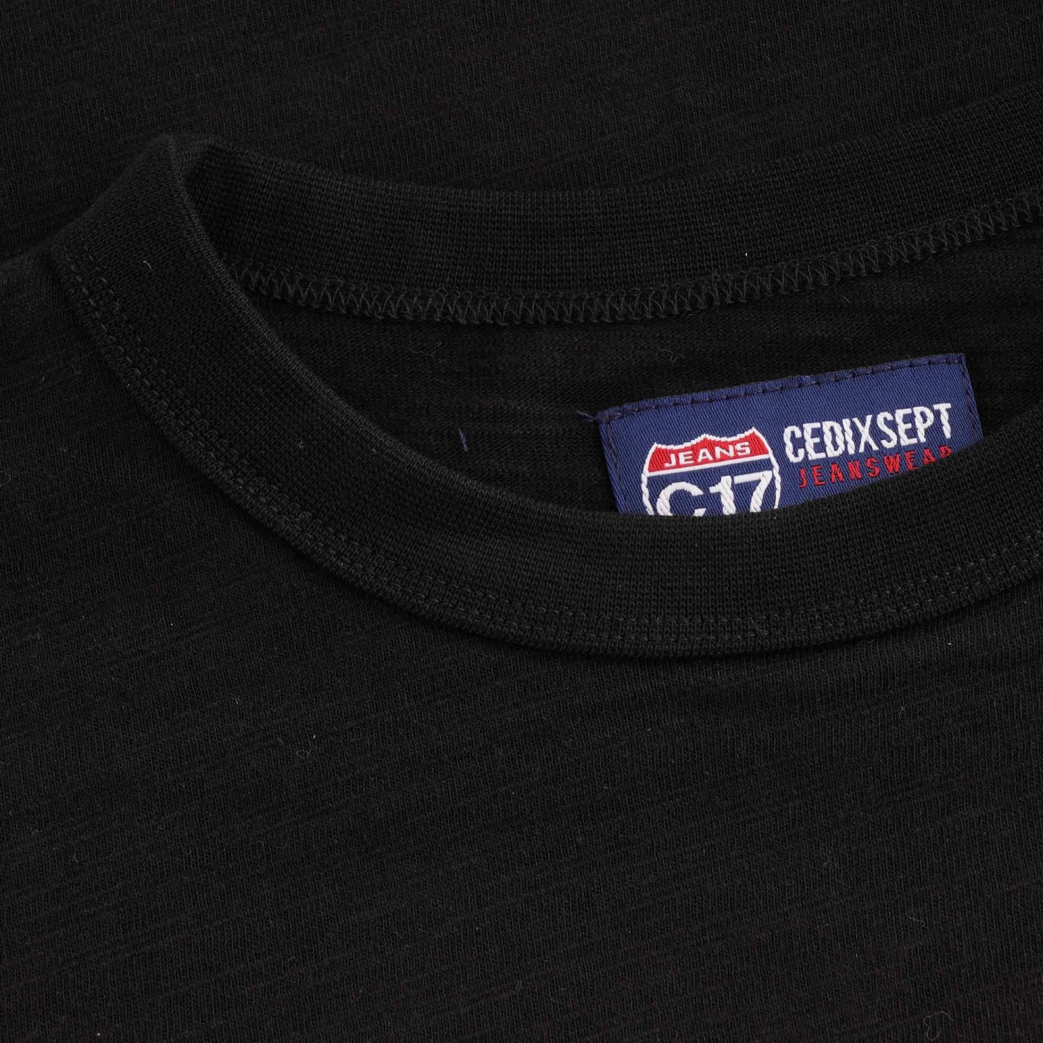 C17 - Cedixsept Jeans Neon T-shirt - Black 3 C17 - Cedixsept Jeans Neon T-shirt - Black - Image 3