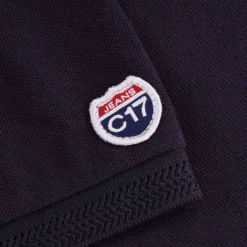 C17 - Cedixsept Jeans Oxford Pique Polo - Navy -Lacoste Cloth Shop c17 cedixsept jeans oxford pique polo navy p49916 651390 image