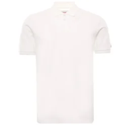 C17 - Cedixsept Jeans Oxford Pique Polo - White