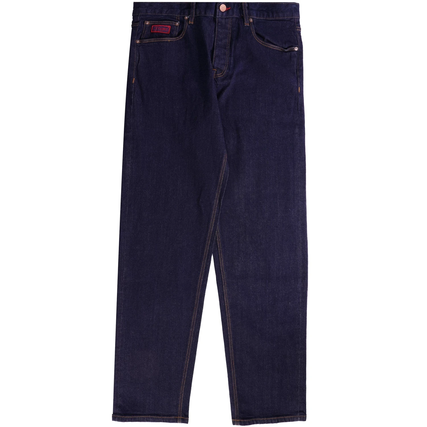 C17 - Cedixsept Jeans Preshrunk Regular Tapered Fit Red Selvedge Jeans - Denim Blue 1 C17 - Cedixsept Jeans Preshrunk Regular Tapered Fit Red Selvedge Jeans - Denim Blue