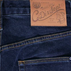 C17 - Cedixsept Jeans Regular Tapered Fit Red Selvedge- Mid Wash -Lacoste Cloth Shop c17 cedixsept jeans regular tapered fit red selvedge mid wash p56273 804493 image