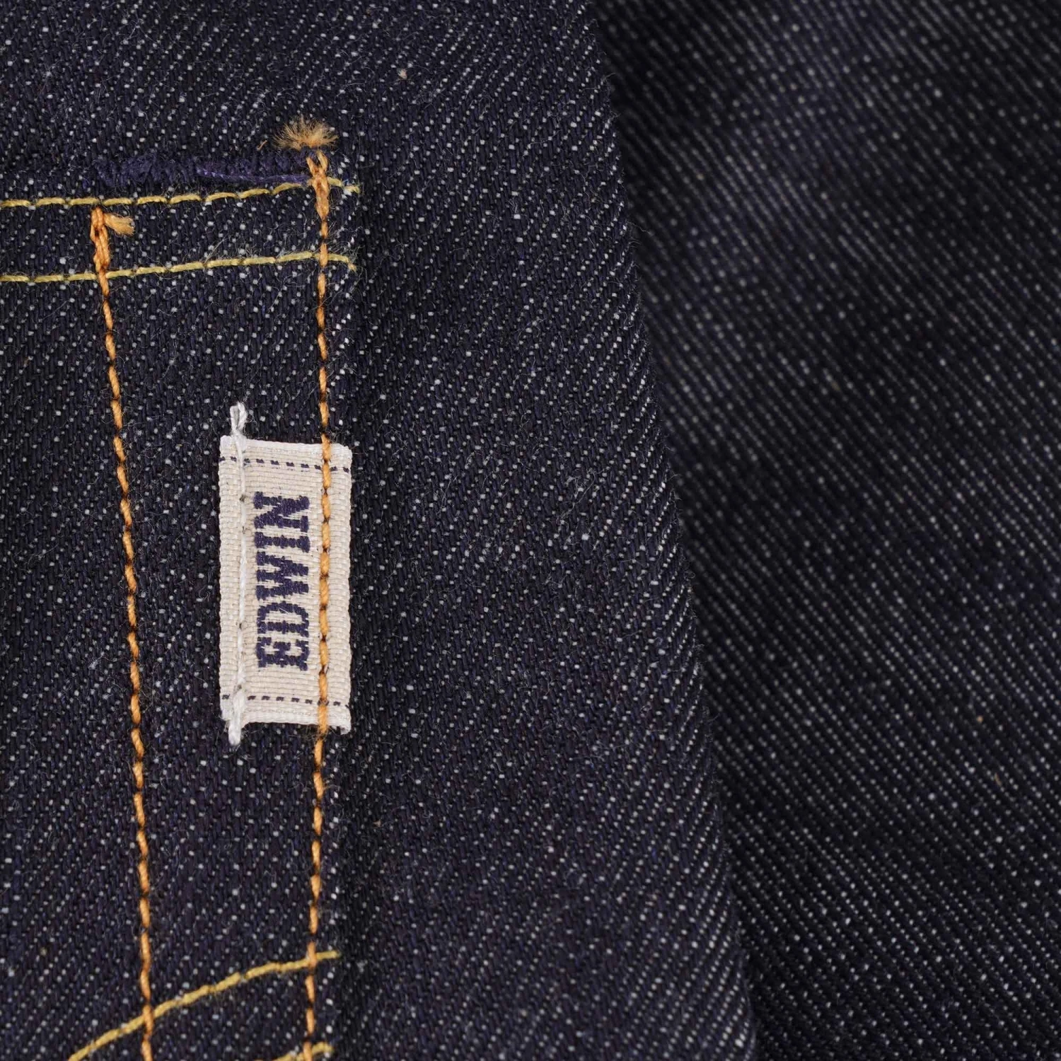 Edwin Nashville Red Listed Selvedge Denim - Unwashed 4 Edwin Nashville Red Listed Selvedge Denim - Unwashed - Image 4