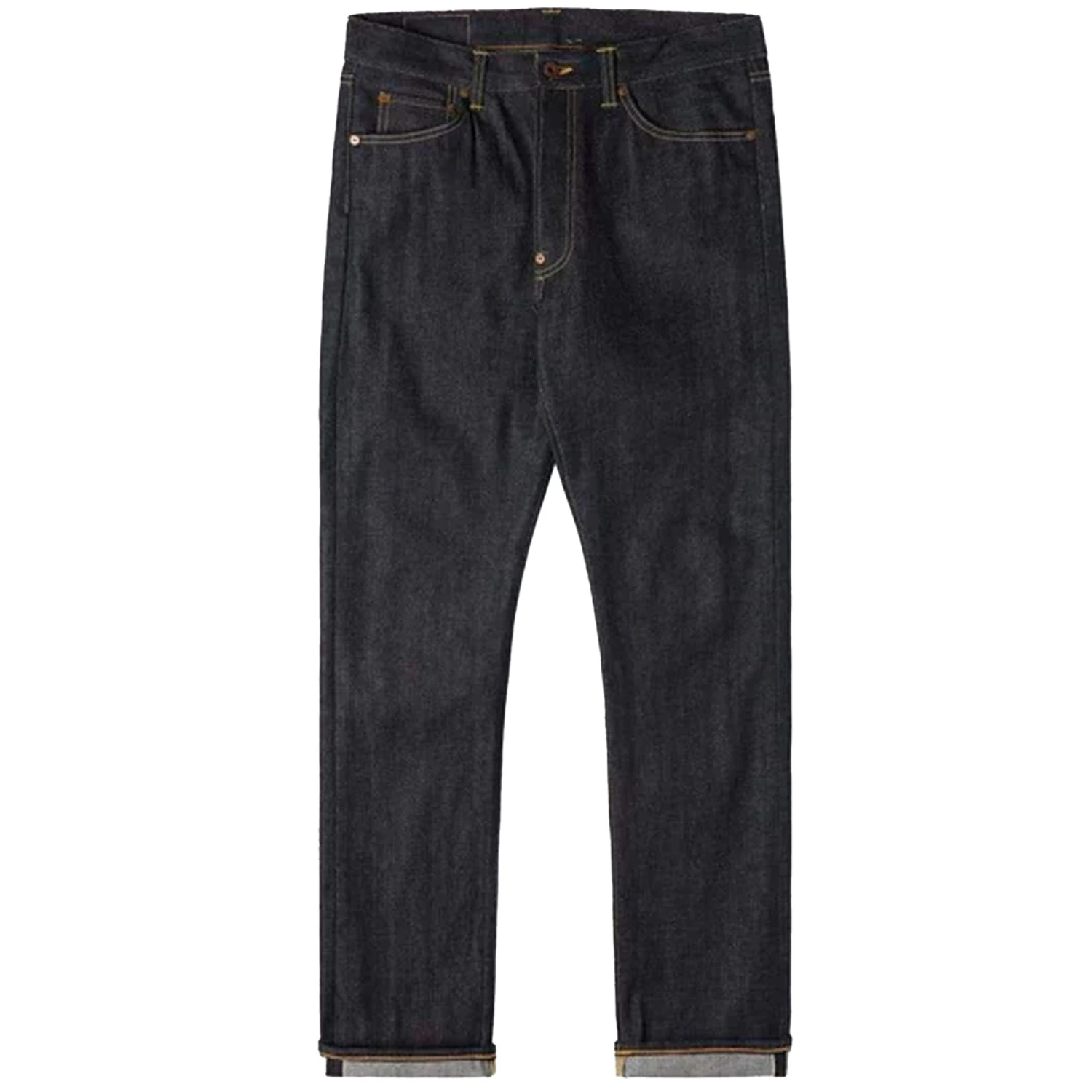 Edwin Nashville Red Listed Selvedge Denim - Unwashed 1 Edwin Nashville Red Listed Selvedge Denim - Unwashed