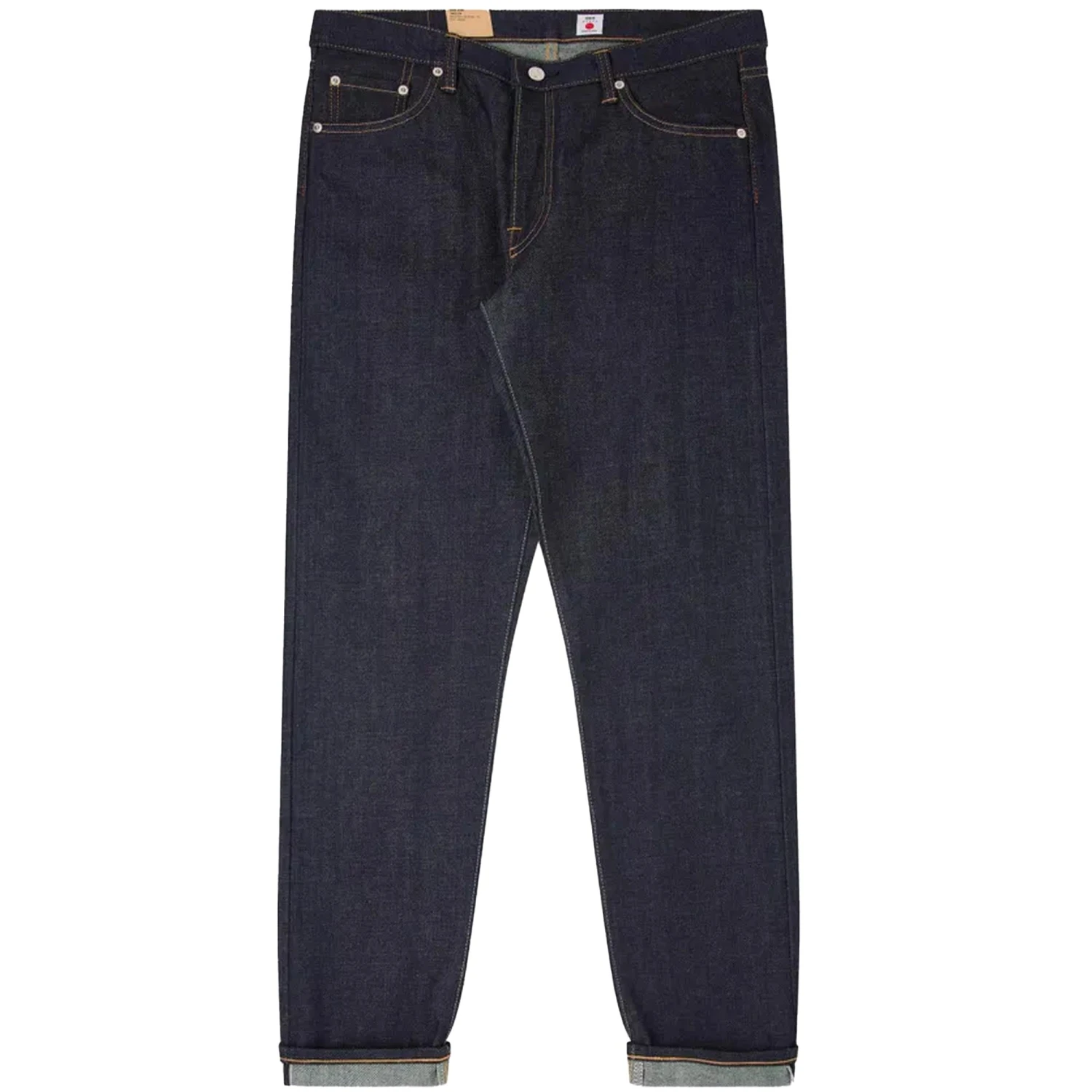 Edwin Recycled Denim Regular Tapered Jeans - Blue Unwashed 1 Edwin Recycled Denim Regular Tapered Jeans - Blue Unwashed