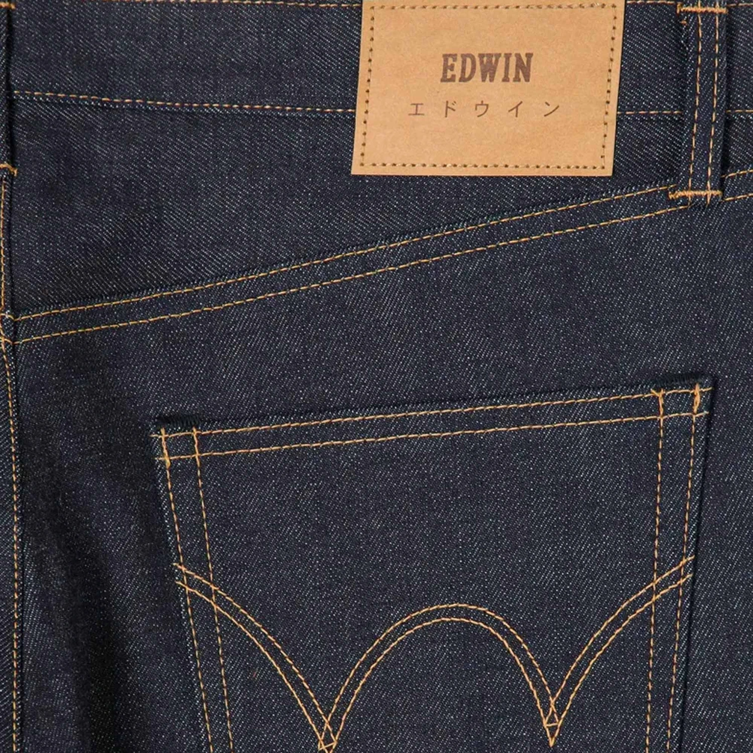 Edwin Recycled Denim Regular Tapered Jeans - Blue Unwashed 3 Edwin Recycled Denim Regular Tapered Jeans - Blue Unwashed - Image 3