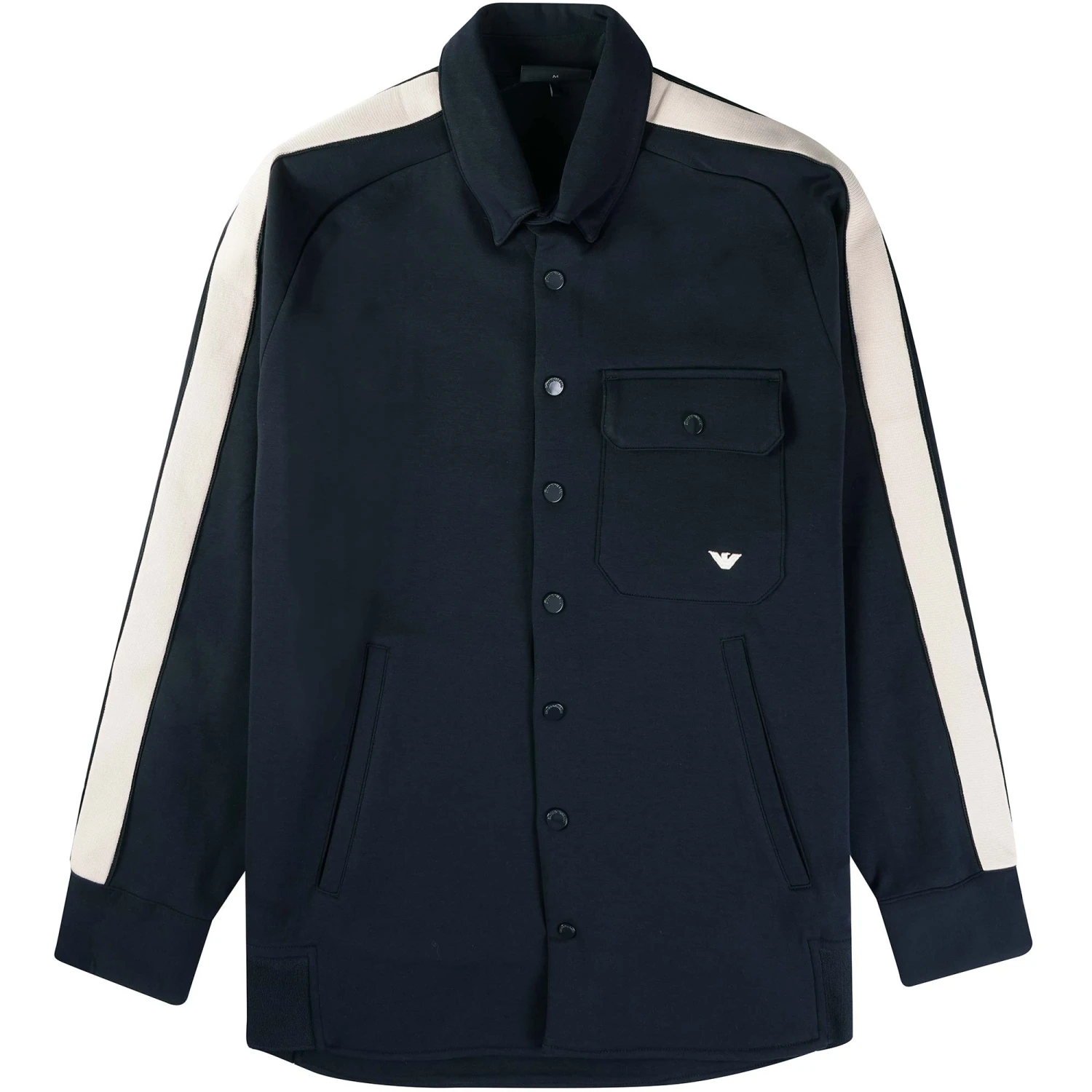 Emporio Armani Double Jersey Shirt - Blu Navy 1 Emporio Armani Double Jersey Shirt - Blu Navy