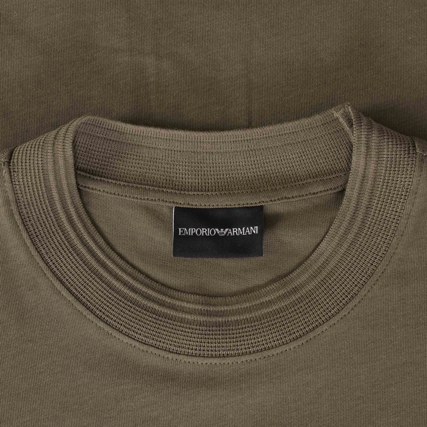 Emporio Armani Embossed Logo T-Shirt - Fango 2 Emporio Armani Embossed Logo T-Shirt - Fango - Image 2