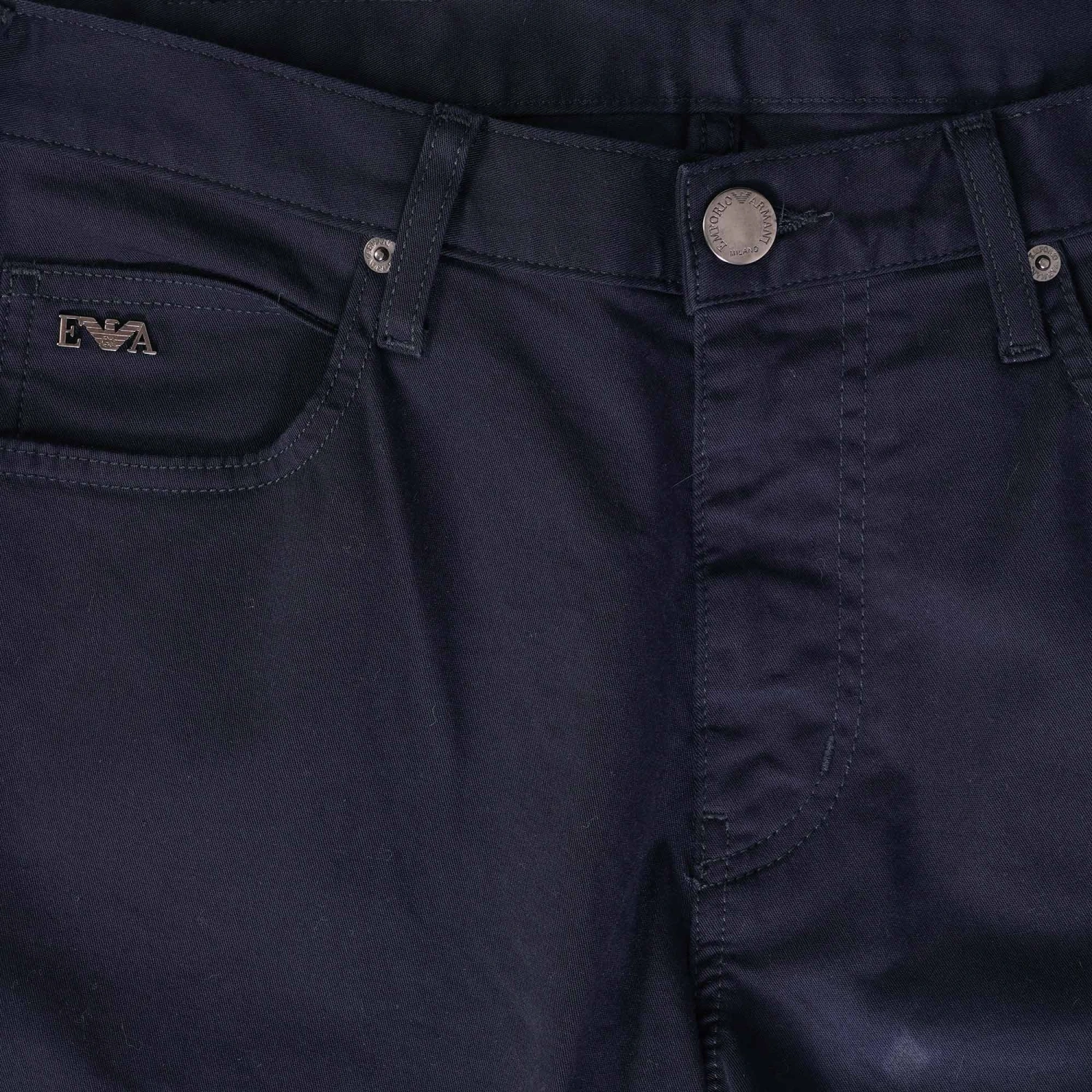 Emporio Armani J45 Regular-fit Comfort-Denim Twill Jeans - Blu Navy 2 Emporio Armani J45 Regular-fit Comfort-Denim Twill Jeans - Blu Navy - Image 2