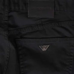 Emporio Armani J45 Regular-fit Comfort-Denim Twill Jeans - Nero 6 Emporio Armani J45 Regular-fit Comfort-Denim Twill Jeans - Nero -Lacoste Cloth Shop emporio armani j45 regular fit comfort denim twill jeans nero p56052 809410 image