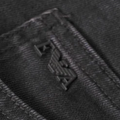 Emporio Armani J45 Regular Fit Jeans - Denim Nero -Lacoste Cloth Shop emporio armani j45 regular fit jeans denim nero p55356 779279 image