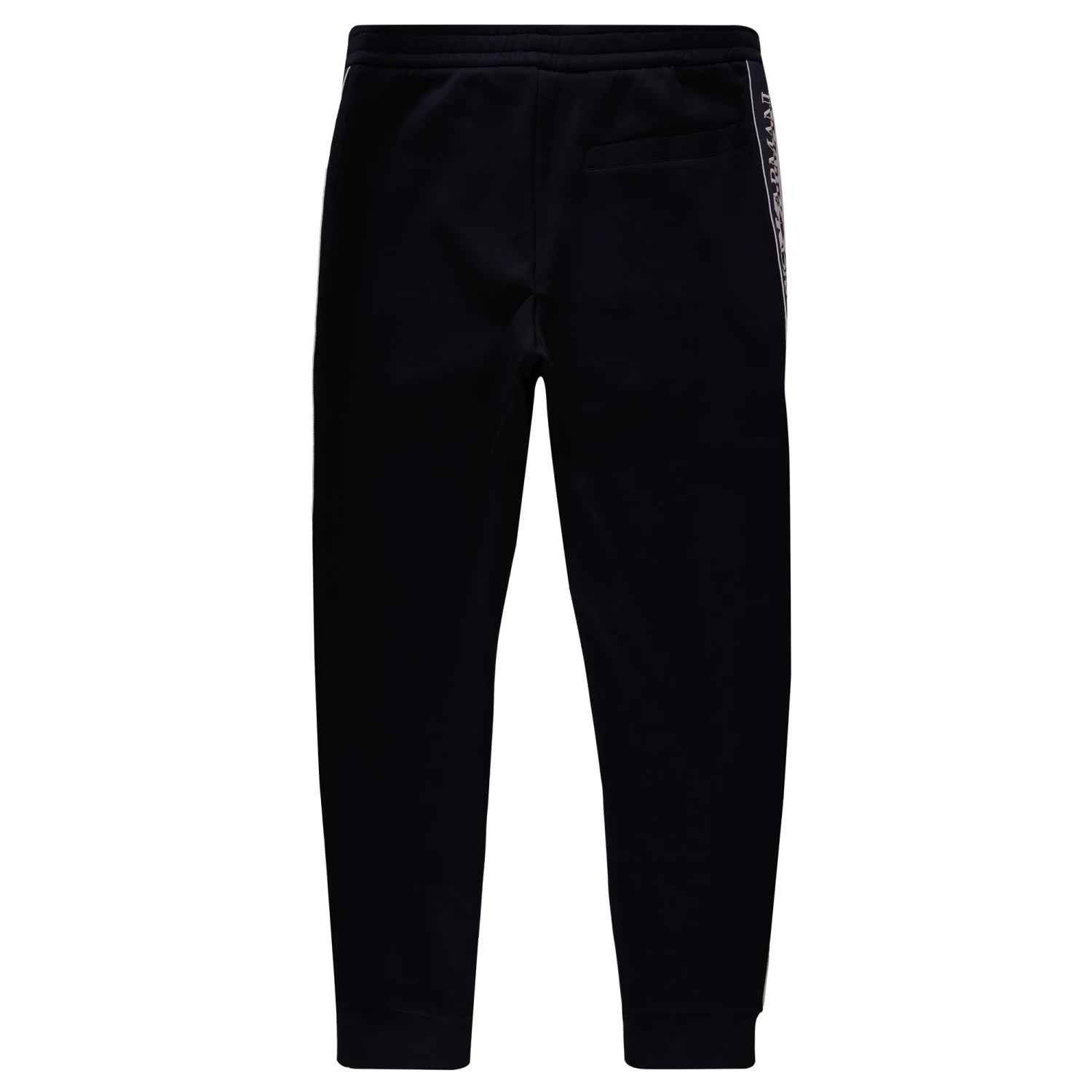 Emporio Armani Jacquard Logo Stripe Joggers - Navy 3 Emporio Armani Jacquard Logo Stripe Joggers - Navy - Image 3