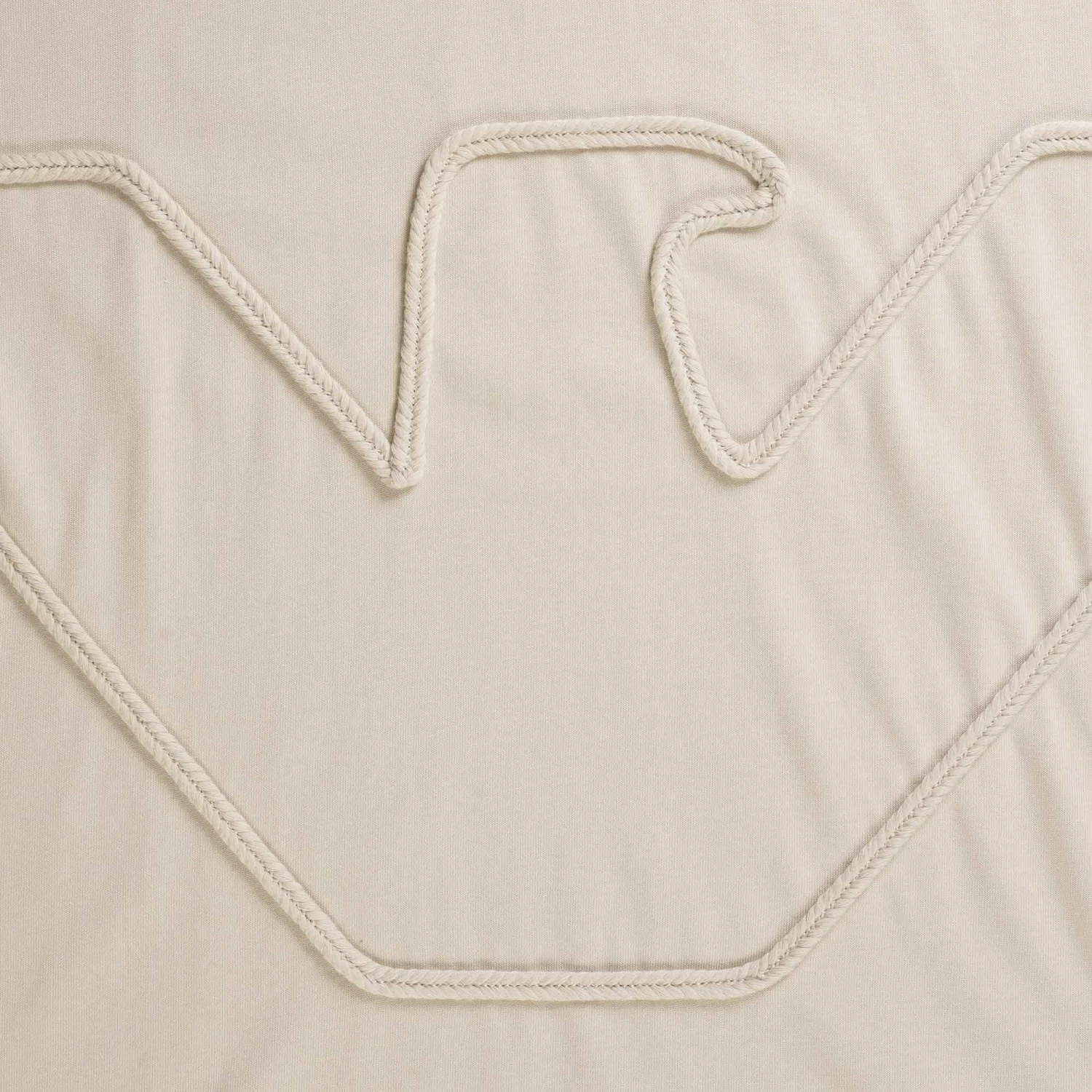 Emporio Armani Logo T-shirt - Beige 3 Emporio Armani Logo T-shirt - Beige - Image 3