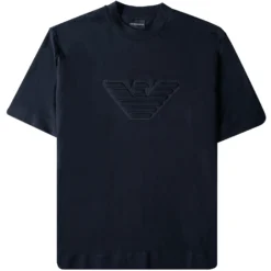 Emporio Armani Logo T-Shirt - Navy