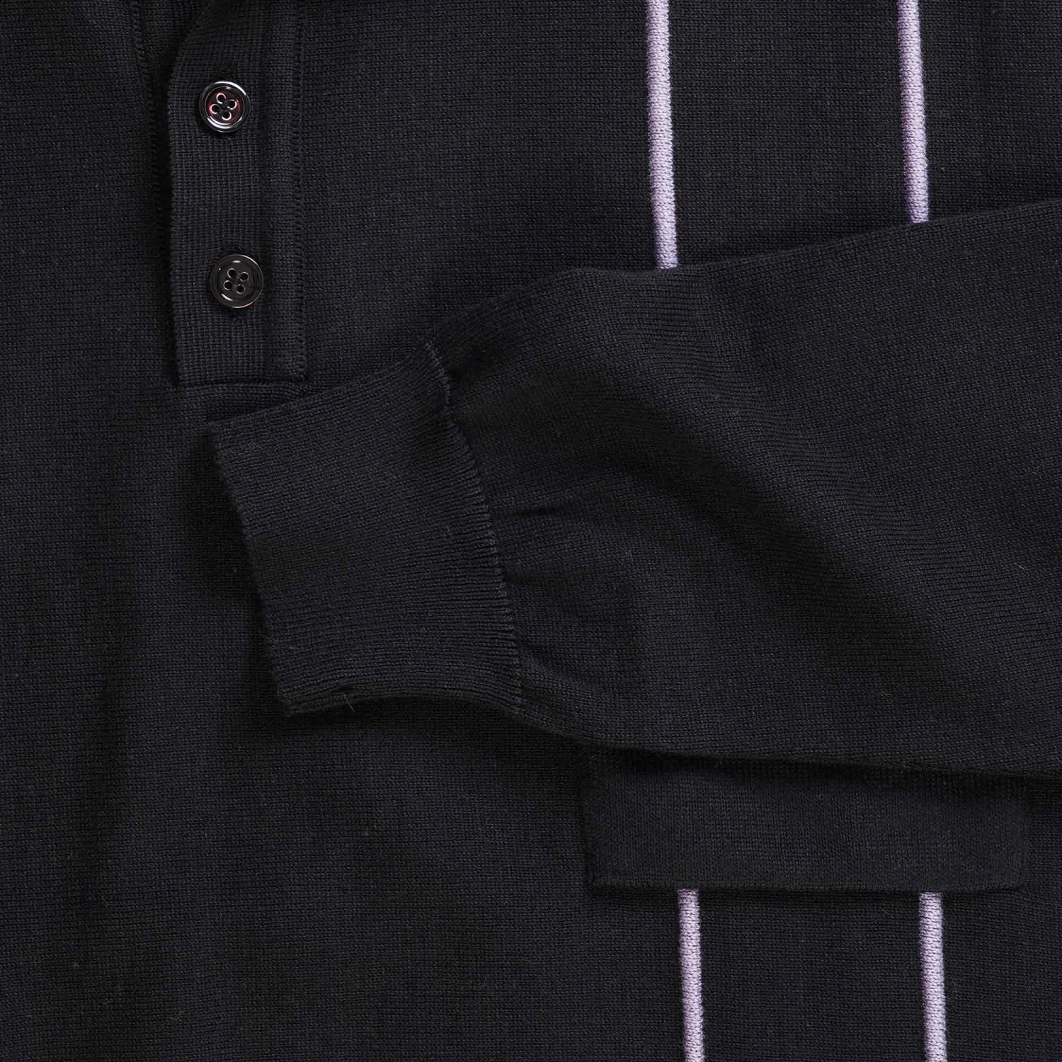 Far Afield Alfaro Knitted Polo - Meteorite 3 Far Afield Alfaro Knitted Polo - Meteorite - Image 3