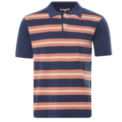 Far Afield Leroy S/S Polo - Navy
